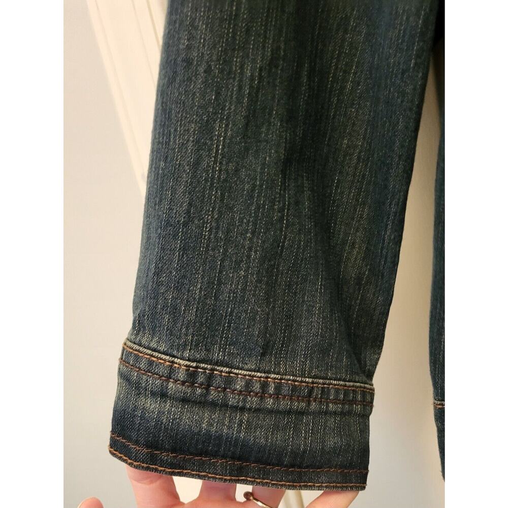 LIZ & ME Denim Long Sleeve Jean Jacket Womens Plus Size 0X - Picture 10 of 14